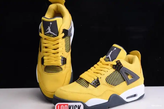 Rep TBK Lightning Air Jordan Retro 4 CT8527-700 0605
